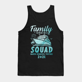 Family Cruise Squad 2024 Vacation Matching Family Group Tank Top